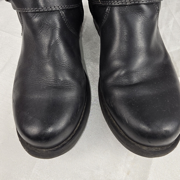 Eric Michael Laguna Black Moto Boots - Picture 6 of 13